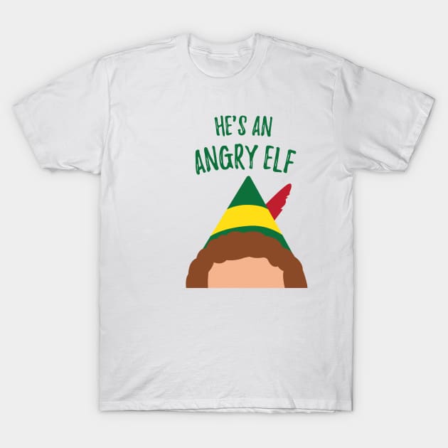 Buddy the Elf Inspired Quote He's an Angry Elf T-Shirt by Lavenderbuttons